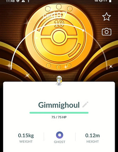 Shiny gimmighoul 10 - shiny,