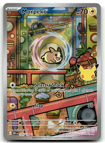 Morpeko illustration rare - morpeko, holo
